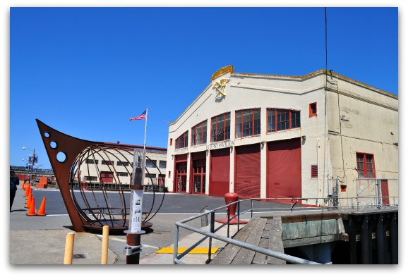 One of the outdoor Exploratorium exhibits at the Fort Mason Center