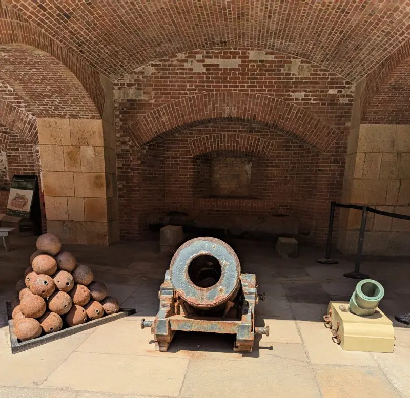 Cannons at Fort Point