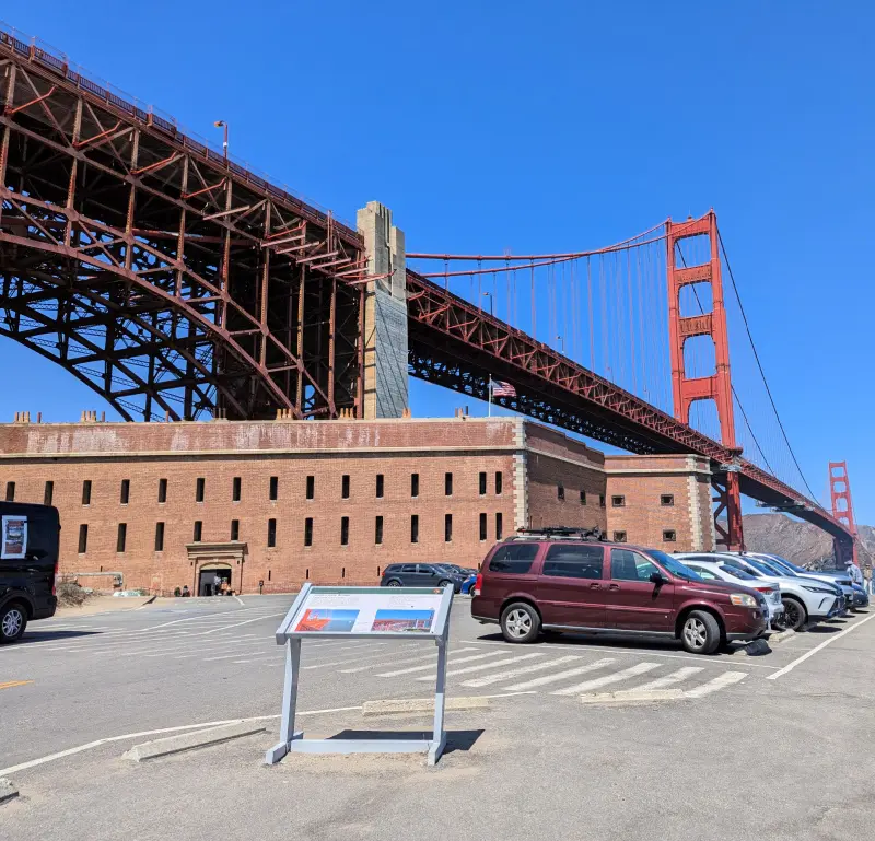 Fort Point under the Golden Gate Bridge