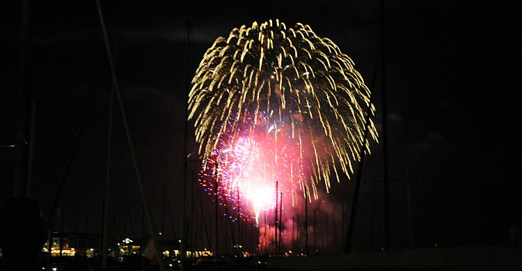 Weather in San Francisco July fireworks