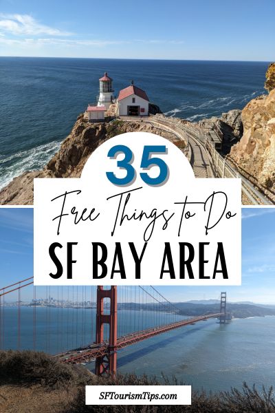 Pinterest Pin, Free Things to Do in the Bay Area