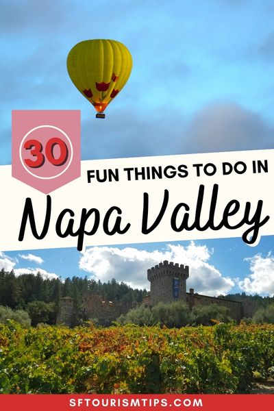 Fun Things Napa Pinterest Pin