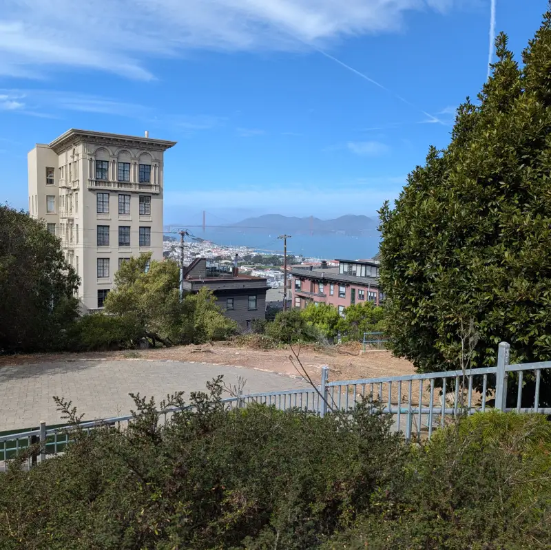 George Sterling Park in Russian Hill
