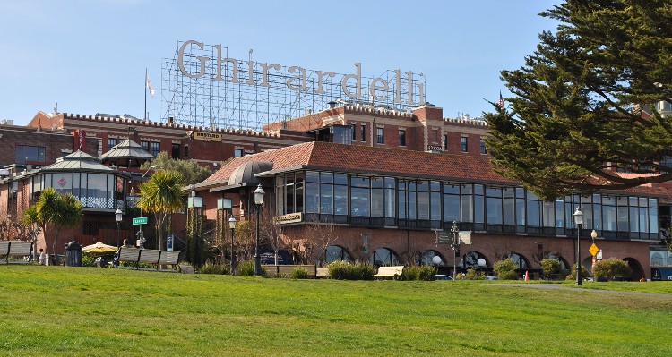 Ghirardelli Square from Aquatic Park