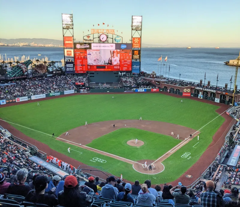 Giants playing Atlanta in August at Oracle Park Giants playing Atlanta in August at Oracle Park
