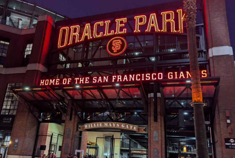 San Francisco Giants playing at Oracle in August