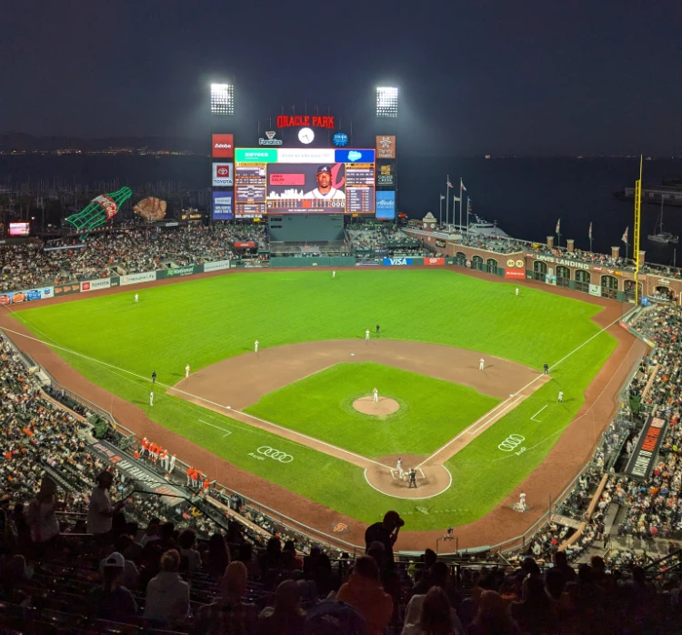 Giants in June at Oracle Park