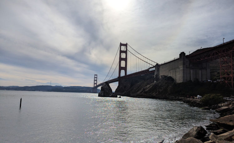 Golden Gate Bridge at Fort Baker