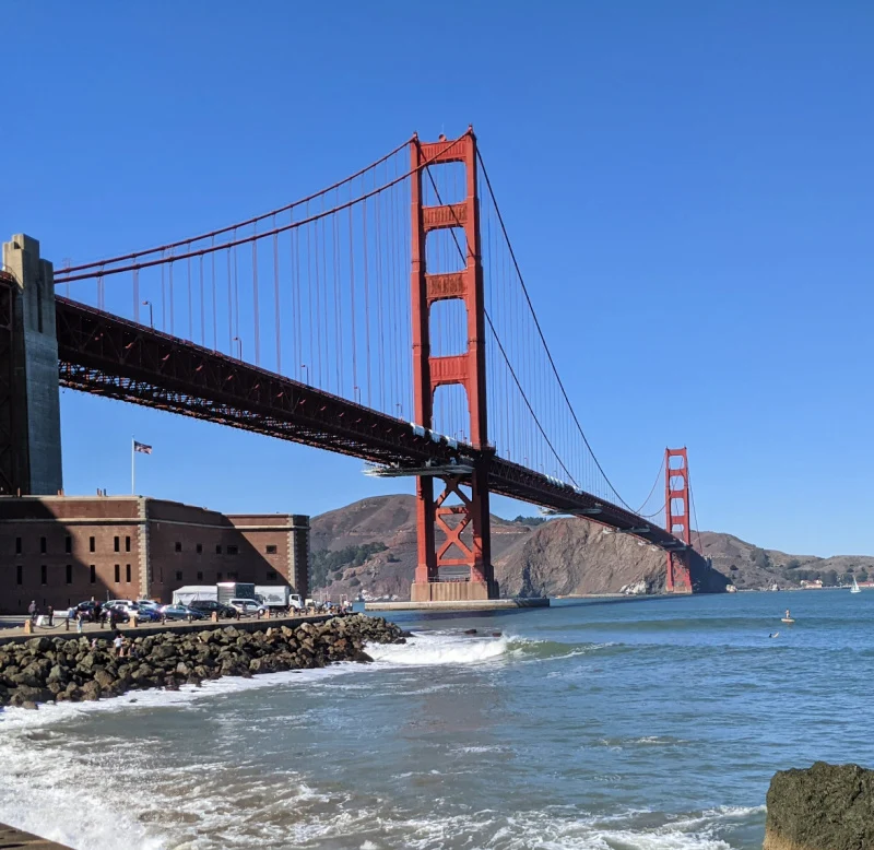 Golden Gate Bridge from Crissy Field Golden Gate Bridge from Crissy Field