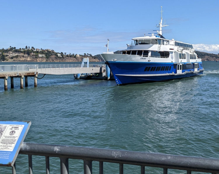 Golden Gate Ferry at Sausalito