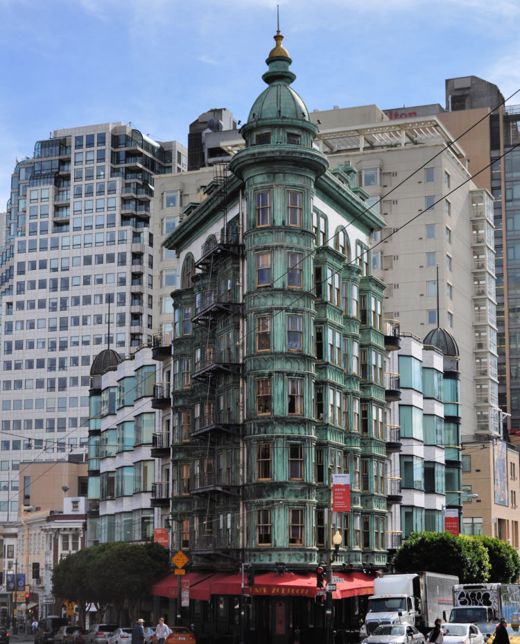 The Sentinel Building in North Beach