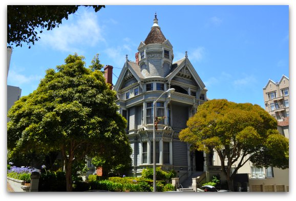 The outside of the Haas Lilienthal House in San Francisco.