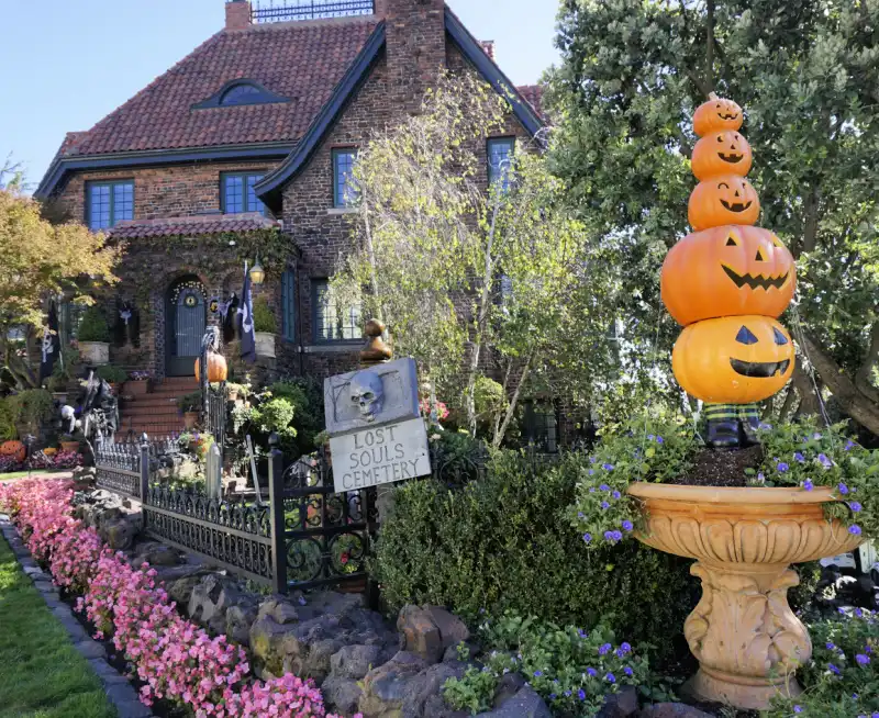 Halloween decorations in San Francisco