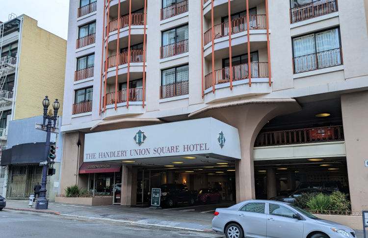 Handlery Union Square from the street