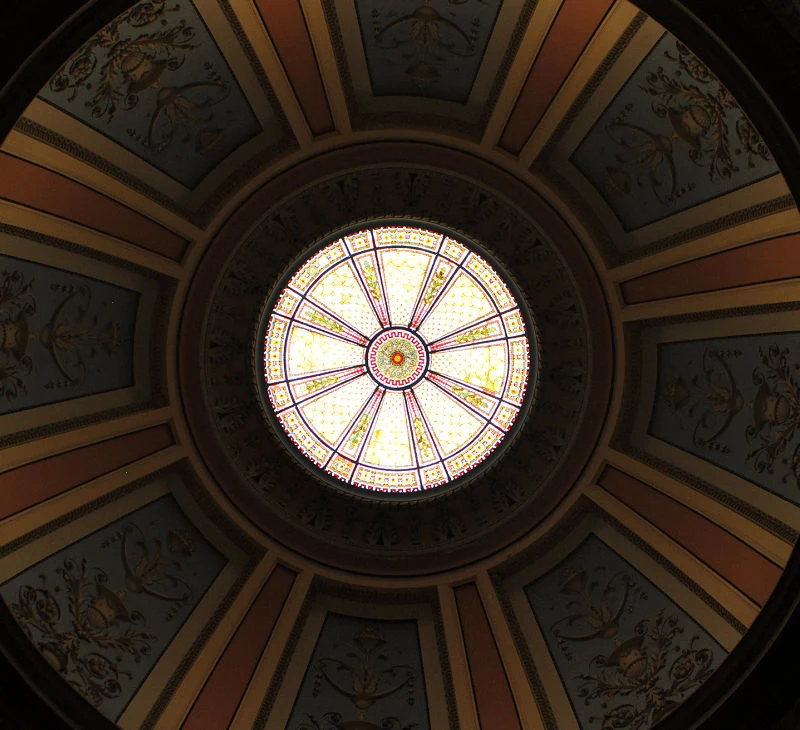 Dome inside the Columbarium in San Francisco