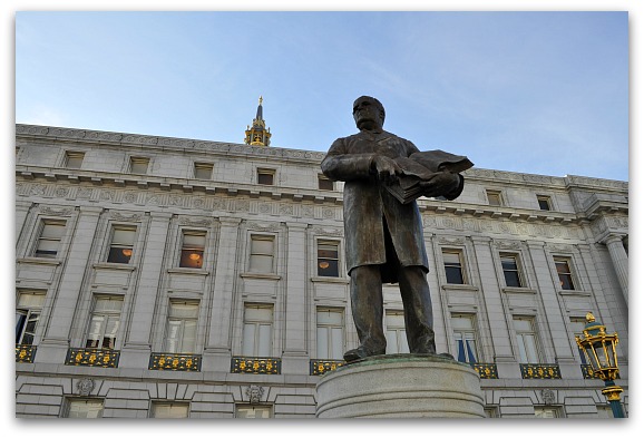 History Civic Center Statue