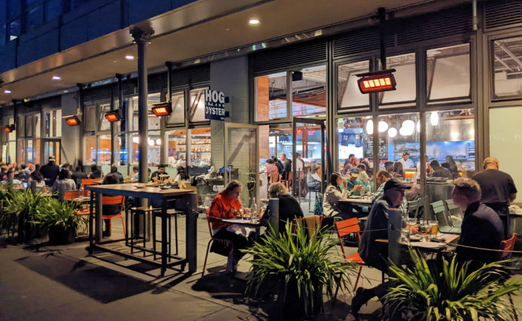 Hog Island Oyster Company in the Ferry Building