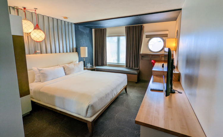 Room inside the Hotel Zephyr