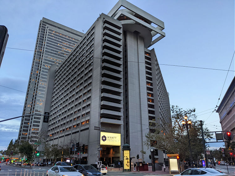 Hyatt Regency along the Embarcadero