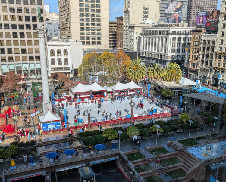 Ice Skating Rink in Union Square