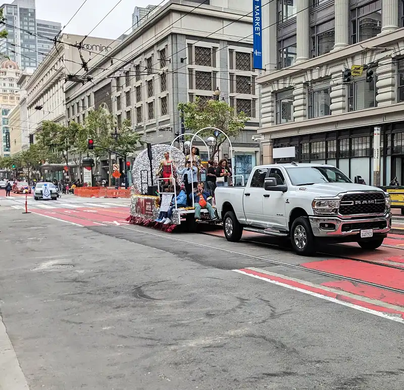 Juneteenth Parade on Market Street in June