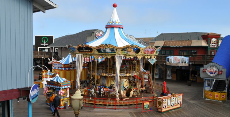 Kids Carousel at Pier 39