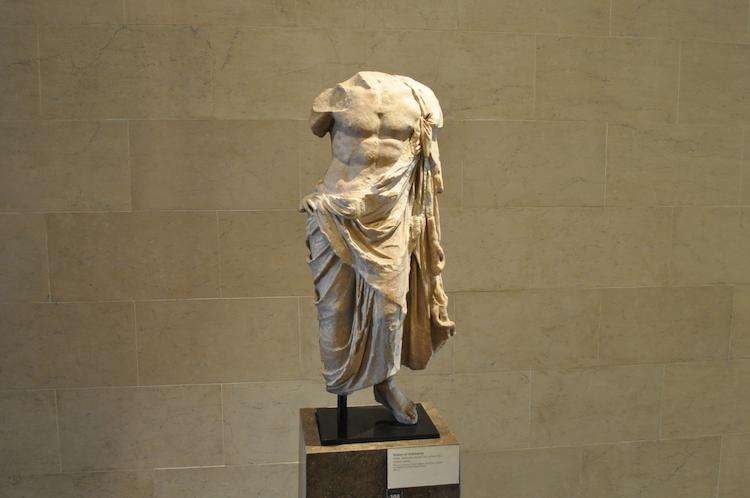 A torso statue at the Legion of Honor in San Francisco