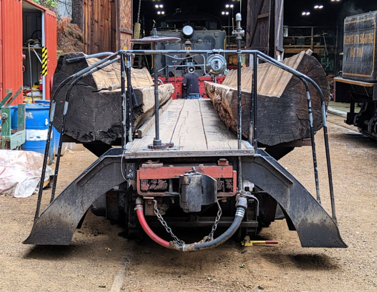 Seating in the Log Car