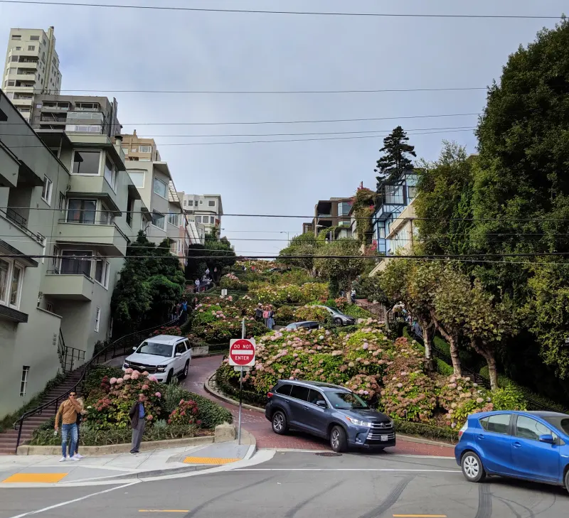 Lombard Street in late August