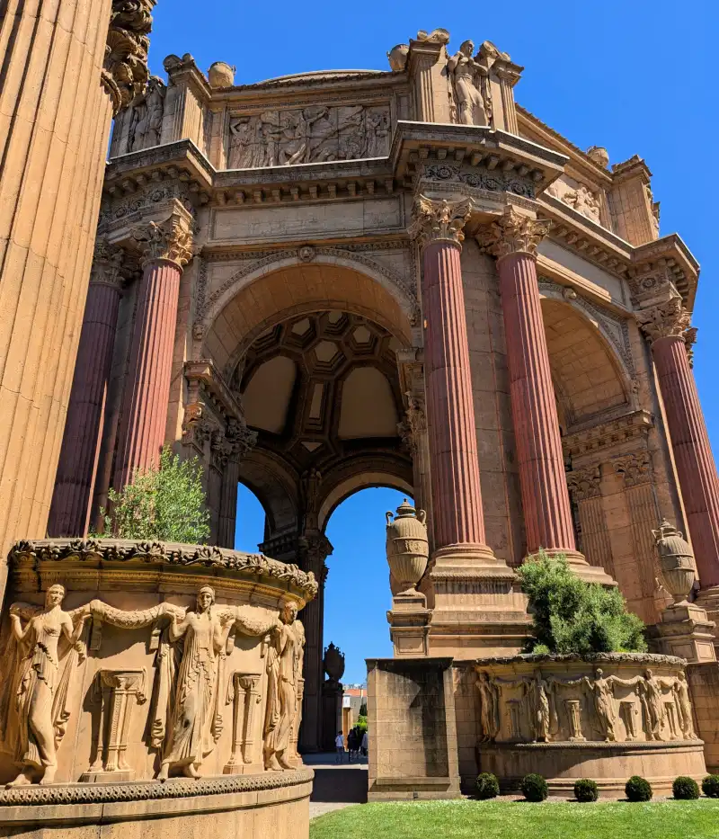 Main dome at the Palace of Fine Arts