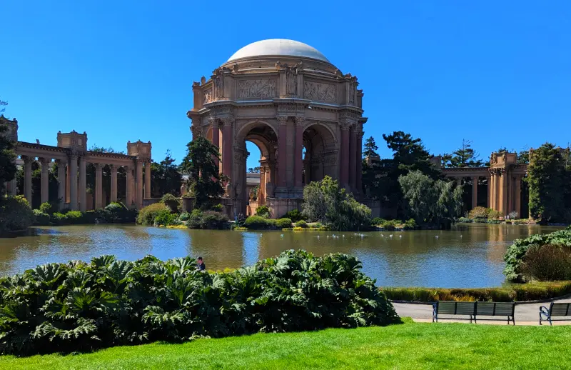 Palace of Fine Arts in the Marina District Palace of Fine Arts in the Marina District