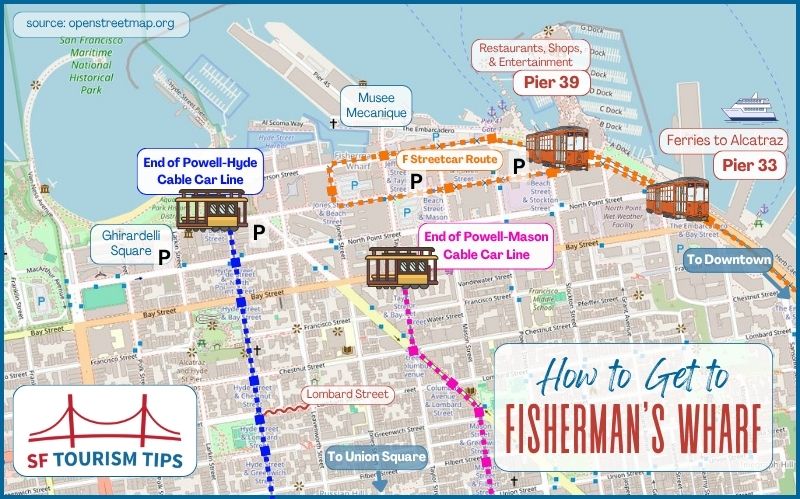 How to Get to Fisherman's Wharf How to Get to Fisherman's Wharf