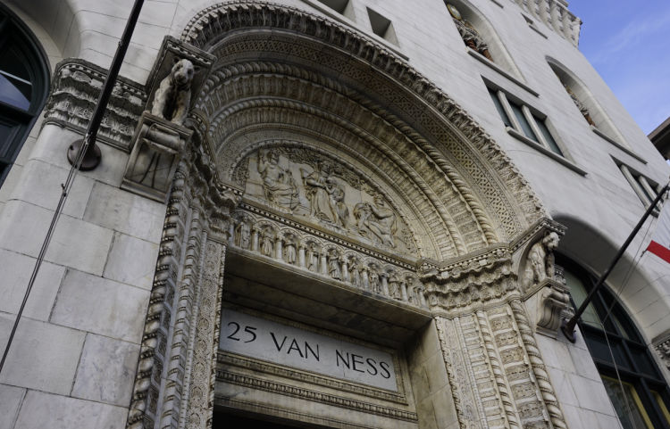 Entrance to the New Conservatory Theater in San Francisco