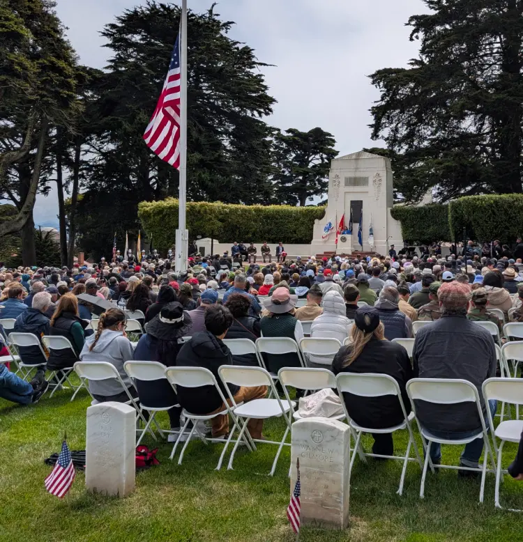 Memorial Day Celebration at the National Cemetery