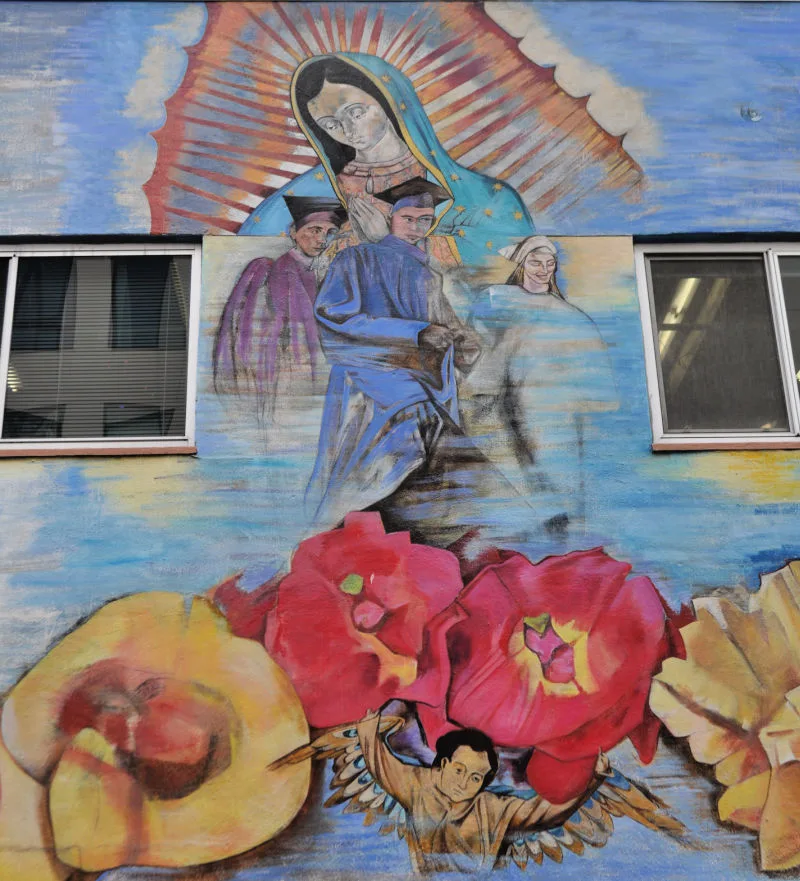 A mural in the Mission District A mural in the Mission District