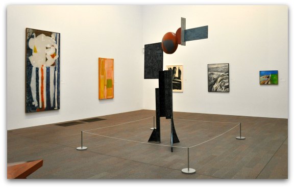 The contemporary art gallery in the de Young Museum in San Francisco