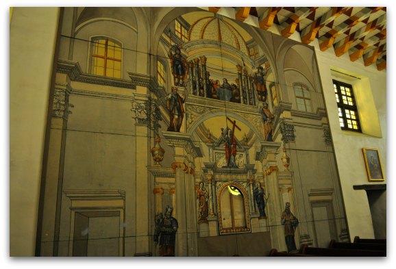 The mural in the Mission de Asis in SF