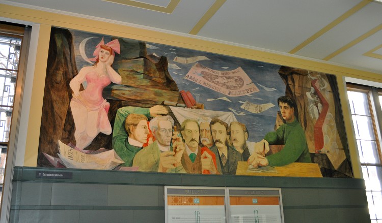 Murals in the Rincon Center