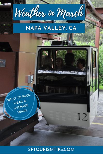 Napa Weather in March pin