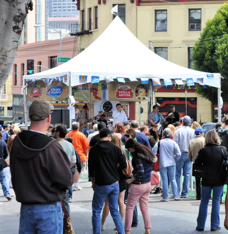 North Beach Festival in June in San Francisco