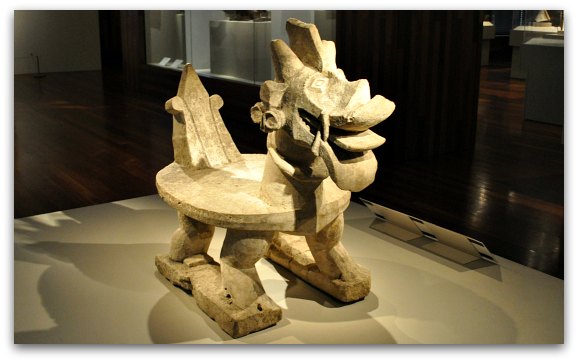 The Oceania Gallery on the 2nd Floor of the de Young Fine Arts Museum San Francisco.