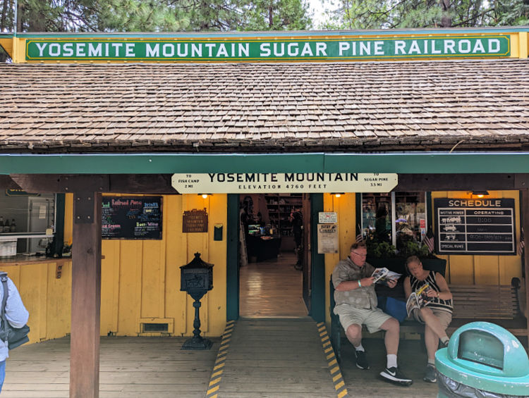 Outside the Gift Shop