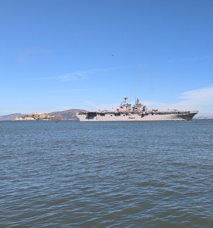 Parade of Ships in San Francisco during Fleet Week
