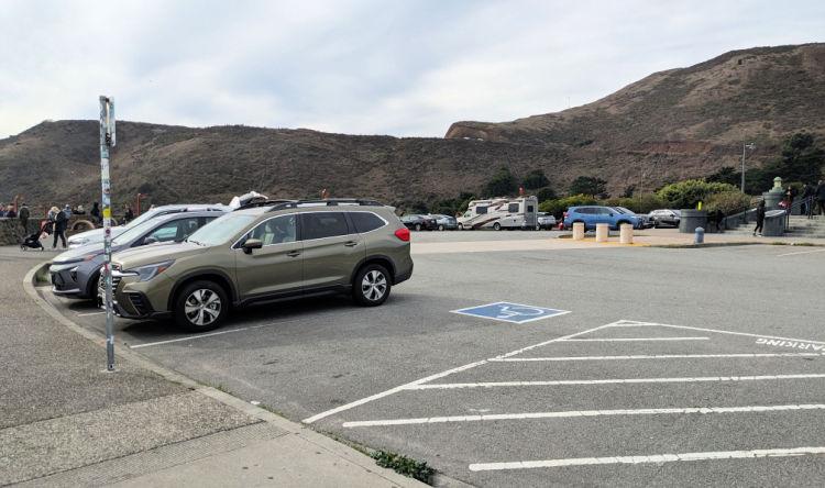 Parking Lot at Vista Point Parking Lot at Vista Point