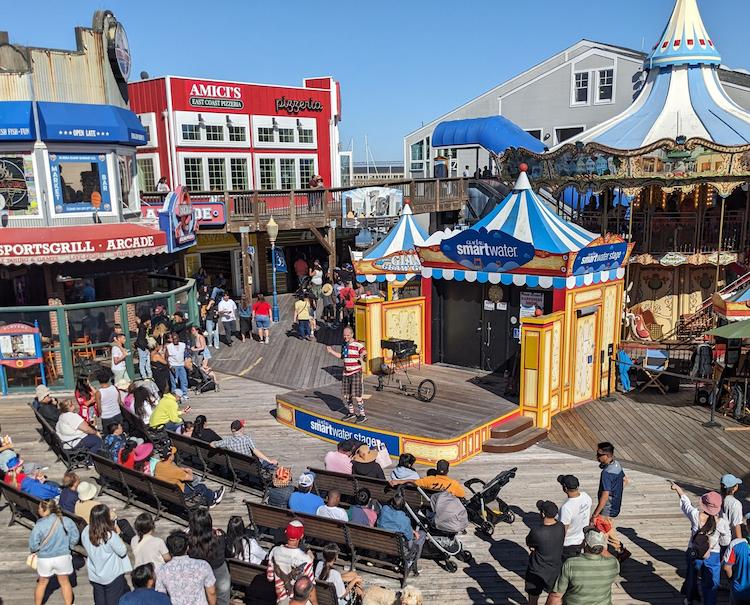 Fourth of July at Pier 39 in San Francisco