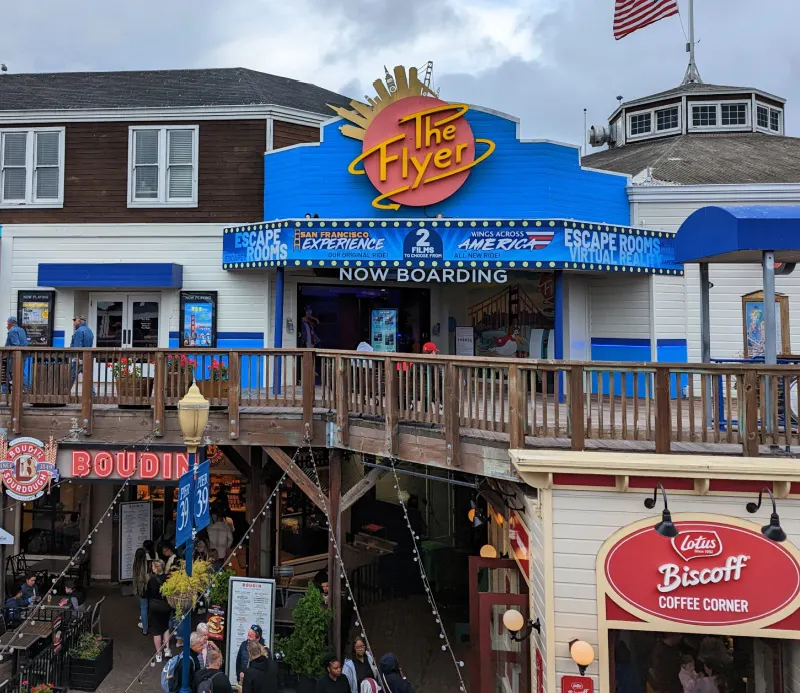 Pier 39 Stores and The Flyer