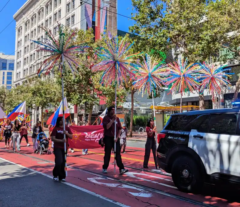 Pistahan Parade along Market Street
