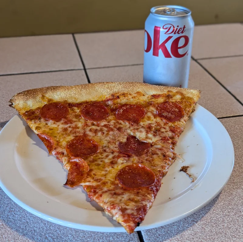 Slice of pizza at ZA in Russian Hill