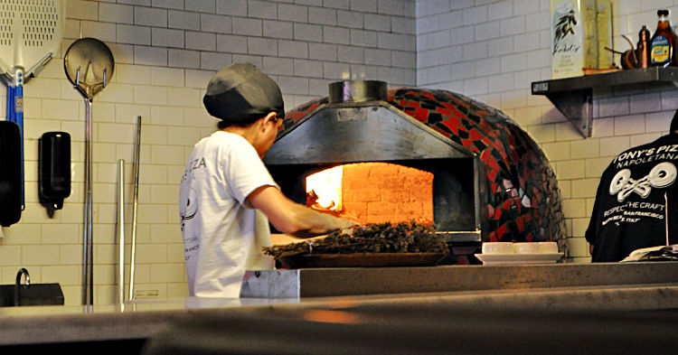 Pizza Oven at Tony's
