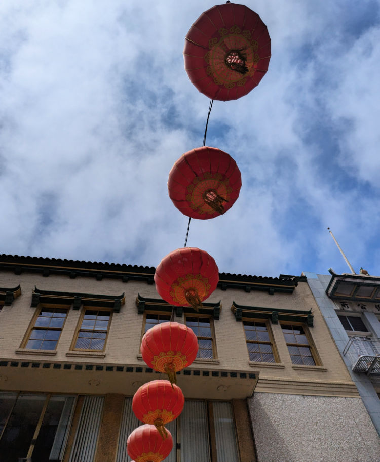 Red lanterns Chinatown